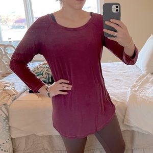 Vintage Wash Ribbed Top